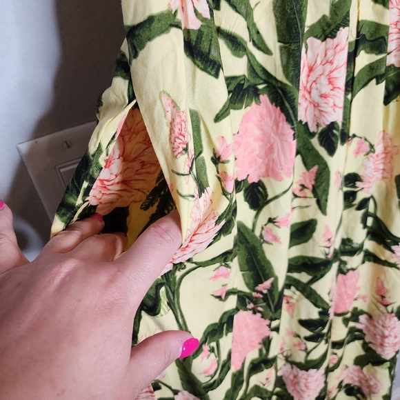 NWT Agua Bendita × Target Wideleg Botanical Sleeveless Jumpsuit size 1X - Picture 3 of 15